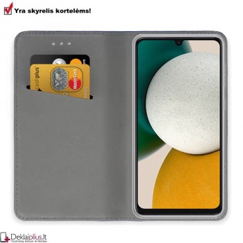 Telone dirbtinos odos dėklas - mėlynas (Samsung A54 5G)